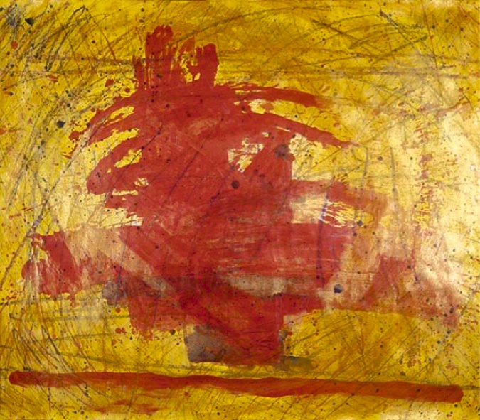 Red on Yellow, Ochre, 1996
